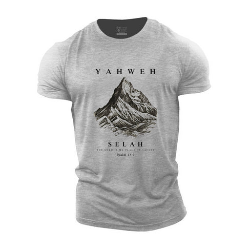 Men's The Lord Is My Place Of Safety Cotton T-Shirt